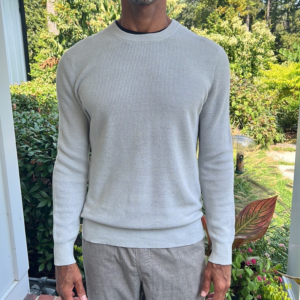 Theory Grey Men’s Crewneck Sweater